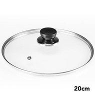 【COD】Tempered Glass Lid Pot Lid With Long Handle/Short Handle Can Stand up Household Steaming and Frying Pan Combination Lid Kitchen Supplies