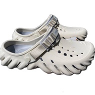 //Have Crocs Box // Crocs Echo Clog รองเท้าแตะผู้ชาย รุ่นใหม่ล่าสุด รองเท้าหัวโต รองเท้ารัดส้น รองเท้าแตะผู้ชาย  รองเท้าแตะเพื่อสุขภาพ เบานุ่ม