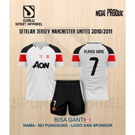 JERSEY MANCHESTER UNITED FINAL LONDON SEASON 2010-2011 Full Printing FREE change Name and Back Numbe