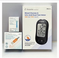 Asante TGU220-C 血糖尿酸測試儀套裝 主機+50張二合一試紙+50支採血針