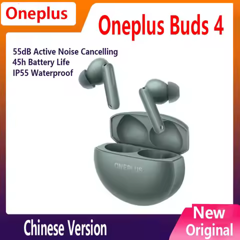 Oneplus Buds 4 TWS Wireless Bluetooth Earphone LHDC 5.0 55dB Active Noise Canceling 45h Battery Life