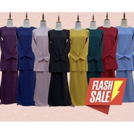 [CLEARANCE SALE] Baju kurung modern plain