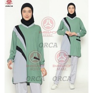 Latest women's muslim tunic sports suits/tunic gymnastics suits/Daivo 77 muslim sports suits