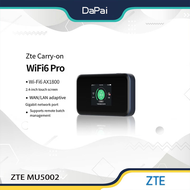 ZTE MU5002 5G Pocket WIFI 5G Mobile WiFi6 Router 1800Mbps Max 3.8 Gbps 32 User Openline