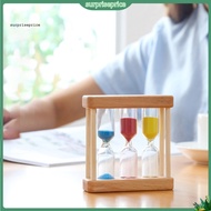 surpriseprice| 5 Sand Timer Hourglass Timers Set 3-in-1 Sand Timer Set 1 Min 3 Min 5 Min Hourglass f