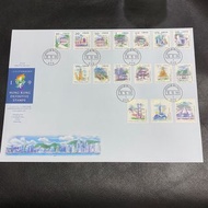 1999年香港通用郵票首日封  1999郵戳 封身冇黃 品相如圖 香港郵票首日封
