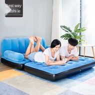 Inflatable sofaↂ☜Inflatable Sofa Bed Folding Small apartment lazy single double multi-function dual-purpose