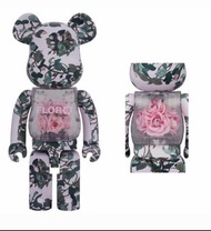 BE@RBRICK FLOR@ PINK ROSE 400％ 1000%女士們最佳禮物 🎁