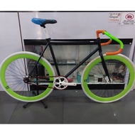 Sepeda Fixie Fixed Gear Fullbike Fixie Doltrap Bahan CHROMOLY