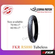 Corva Motor Tayar Motosikal Fkr Tubeless Tyre Rs880 Gallant 70/90-17 80/90-17