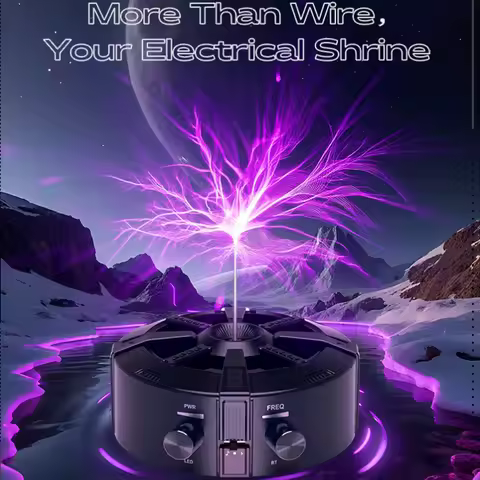 Music Tesla Coil Music Box Artificial Touchable Audio Input 60W Music Tesla Coil DIY Electronic Scie