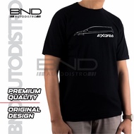 [BND] Proton Exora SIDE T-Shirt Exora T-Shirt Baju Kaos Automotive T-Shirt Premium Combed Cotton