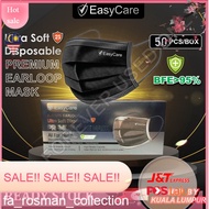 EasyCare  Mask 3ply Face Mask Black Mask Headloop Mask 3ply Mask Face mask black Mask Earloop Color Mask Hijab Mask Mask