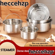 HECCEHZP Food Steamer Basket, Insert Steamer Pot Rice Pressure Cooker Steaming Grid, Multi-Function Anti-scald Steamer Cooking Accessories Stainless Steel Drain Basket Kitchen