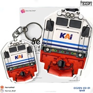 GANTUNGAN CC201 WnB Locomotive Keychain (CC204 03 01 Square Nose)