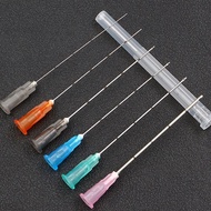Korean Blunt Needle 16|22G|18|27|25G Use Once Ton needle with Scale Side Hole Dental Rinse needle Ko