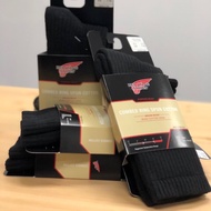 Red Wing 97266 Socks - Cotton Crew Black Crew Socks Men Socks