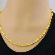พร้อมส่งในไทย สร้อยคอชุบทองคำแท้100% หนึ่งสลึง งานร้านทองไม่ลอกไม่ดำ Fashion necklace สร้อยคอทอง แฟชั่น ความยาว 18 นิ้ว ทองคำแท้ สร้อยทอง สร้อยคอผู้หญิง สร้อยคอน่ารักๆ สร้อยคอเท่ๆ ทองปลอมไม่ลอก ทอง1บาท กำไลข้อมือ หญิง แหวนทอง ตลับพระ จี้สร้อยคอทอง96