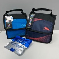 美國 ARCTIC ZONE 黑藍色帆布 COOLER 保溫 手提袋