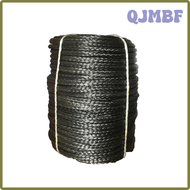 QJMBF 3Mm X 20M เส้นกว้านสังเคราะห์ UHMWPE อุปกรณ์เสริมรถยนต์สายลากจูงรถยนต์ Tali Serat สำหรับ4X4/AT