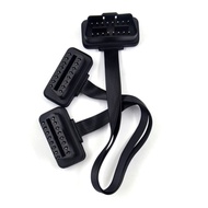 Splitter Cable 16 Pin Male To dual Female OBDII OBD 2 OBD2