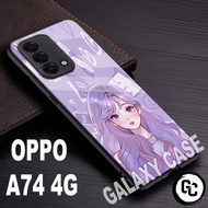 Glossy Softcase OPPO A74 4G/GIRL'S Motif OPPO A74 4G/Casing OPPO A74 4G/silicone kesing