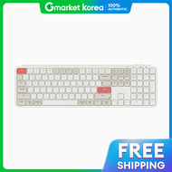 Keychron | Keychron B6 Pro Retro Red 4-in-1 Bluetooth Wired /Wireless Slim Full-Size Scissor-Switch 