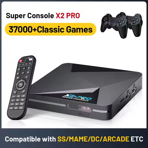 Retro Video Game Console KINHANK Super Console X2 Pro 37000 Games Emulators for PSP/PS1/DC/SS/MAME/A