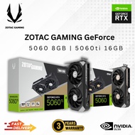 ZOTAC GeForce RTX 5060 Ti TWIN EDGE 16GB GDDR7 GRAPHICS CARD/ RTX5060[ZT-B50600F-10M/ZT-B50620H-10M]