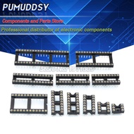 10PCS Round Hole IC socket 6P 8P 14P 16P 18P 20P 24P 28P 40P pins IC Connector DIP 6 8 14 16 18 20 2