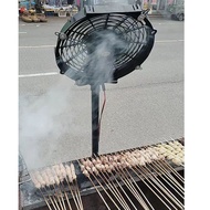 Kipas asap kenderaan elektrik 48V60V untuk gerai pasar malam dan barbeku, kipas pengudaraan dan peng