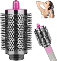 AFDD Large Round Volumizing Brush for Dyson Airwrap, Big Round Brush Attachment Compatible with Airwrap HS01/HS05, for All Hair Type(Rose)