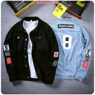 Fashion Jaket Lelaki Korean Version Men Denim Jacket  Student Jeans Outwear 2020