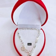 Silver bracelet and anklet 990