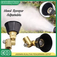 360 Adjustable Sprayer Nozzle Black Cyclone Brass Material Sprayer Nozzle Electric Sprayer Sprayer N