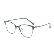 ☭Anti Blue Light Blocking Glasses Anti-dazzle Glare Large s Frame Spectacles for Ladies Trendy D EO