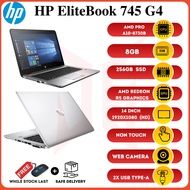 High Spec Gaming Laptop Hp Elitebook 745 G4 AMD PRO A10 / 8GB RAM 256GB SSD / AMD REDEON (TM) R5 GRA