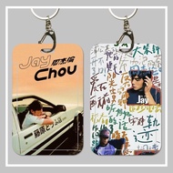 Super star Jay Chou Card Holder Bus Card Case Student Badge Card Case With Neck Lanyard Office Identity Accessories