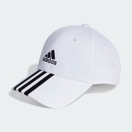 Adidas หมวกแก๊ป 3-Stripes Cotton Twill Baseball Cap | White/Black ( II3509 )