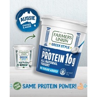 Farmers Union No Fat Australian Greek Style Yogurt High in Protein 16g, All Natural Yogurt 1Kg