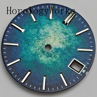 Watch Parts 28.5mm Sterile Dial Fit NH35 Movement Blue Green Red Fit 3/3.8 Oclock Crown