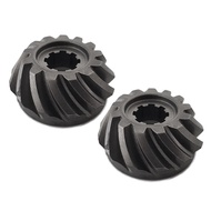 2X Boat Motor Pinion Gear Bevel For Yamaha Outboard 6E7-45551-00 01 F9 F9.9 F15 9.9HP 15HP 13T 2/4-S