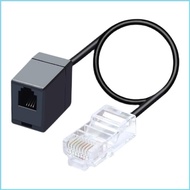 RUN RJ45 To RJ11 Adapter Cord Ethernet RJ45 Male To Telephone RJ11 Female Converter For Telecommunic