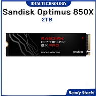 Sandisk Optimus GX PRO 2TB 850X NVMe SSD Internal Solid State Drive - Gen4 PCIe, M.2 2280, Up to 7,3
