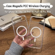 Magsafe Case iphone 16 / 16e / 16 Pro / 16 Plus / 16 Transparent PCC Wireless Charging Hardcase Casi