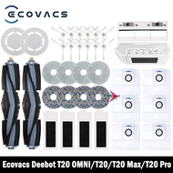 Ecovacs Deebot T20 OMNI/T20/T20e/T20 Pro Accessories Main Side Brush Mop Cloth HEPA Filter Dust Bag 