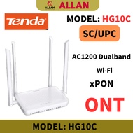 TENDA HG10C AC1200 Dualband Wi-Fi xPON ONT Fiber Opitc Router