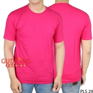 Kaos Lengan Pendek Pria - Pink Fanta