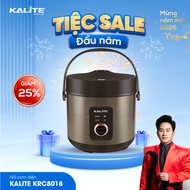 Nồi cơm điện Kalite KRC8018 dung tích 18L công suất 700W lòng nồi dạng niêu phủ chống dính ceramic m