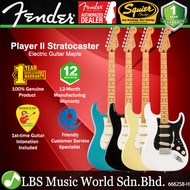 Fender Player II Stratocaster Contoured Alder Body Electric Guitar with SSS Pickup and Maple Fretboa
